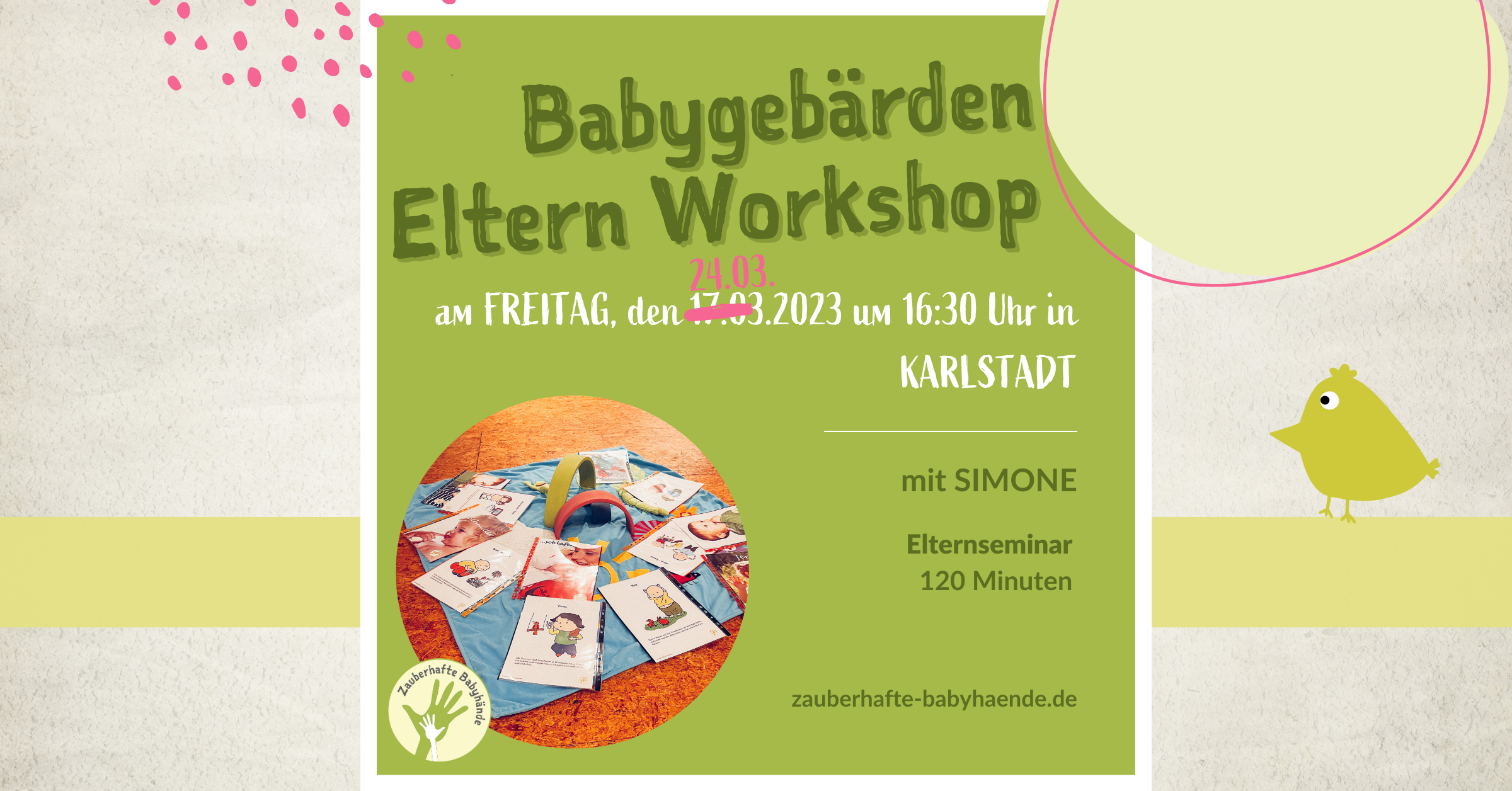 Babygebärden Elternworkshop – Karlstadt [im 1. Lebensjahr]﻿